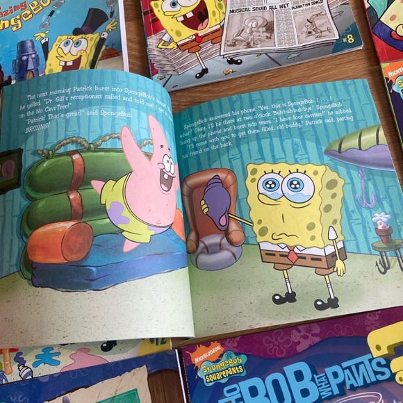 SpongeBob SquarePants paperback books bundle - Picture 4 of 4